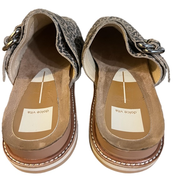 Dolce Vita Leopard Slide Mules Size 8.5 - Picture 5 of 5